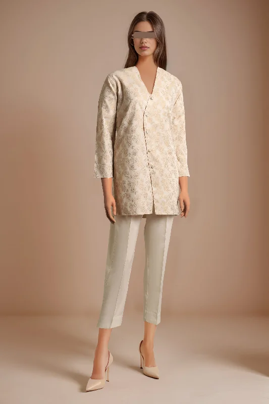 Cotton Jacquard Stitched 2 Piece (Shirt/Trouser)