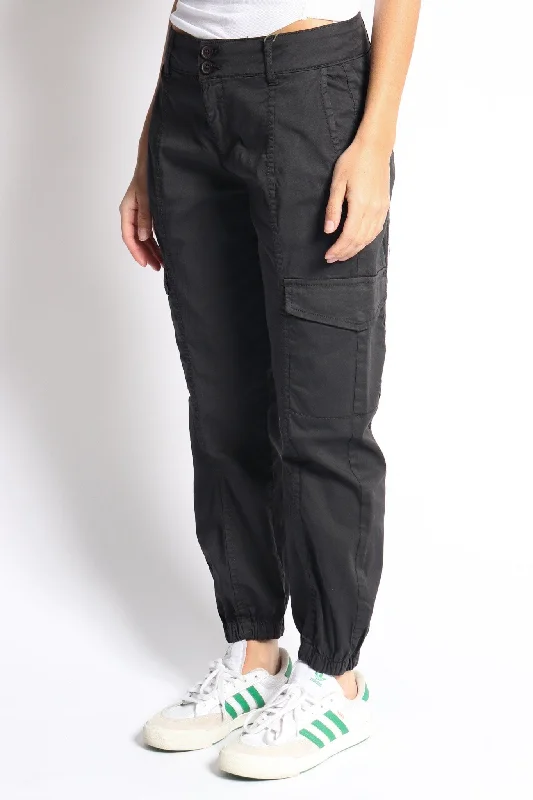 Washed Black Rebel Cargo Pant