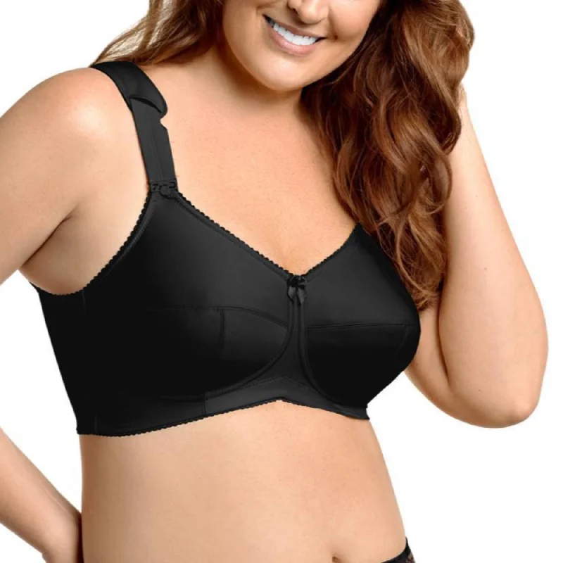 Full Coverage Wireless Soft Cup Bra 1505 - Black